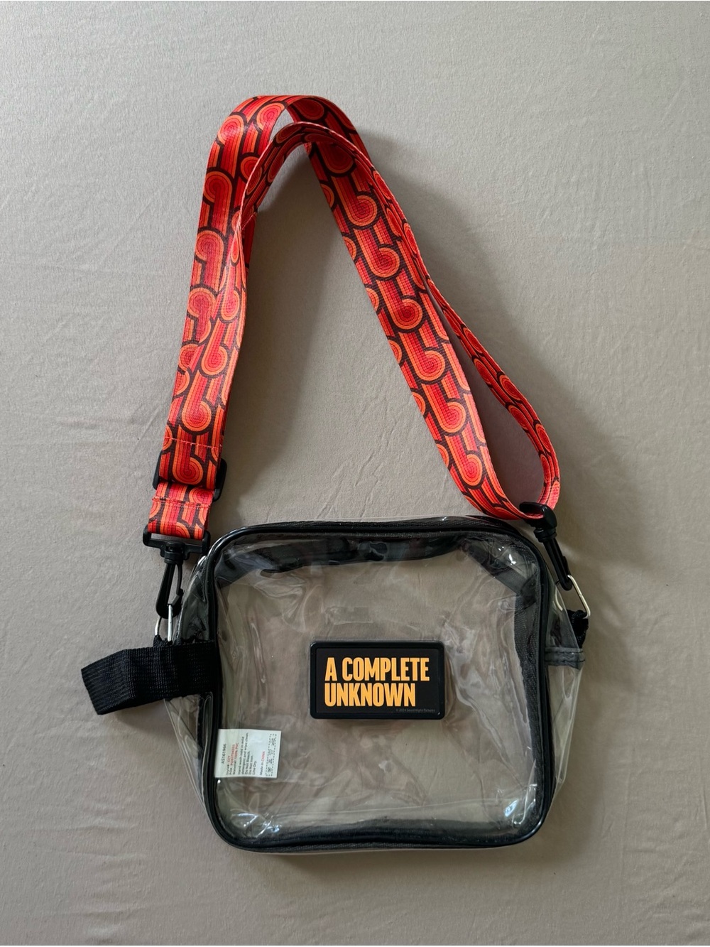 Bob Dylan A Complete Unknown Film crossbody bag
